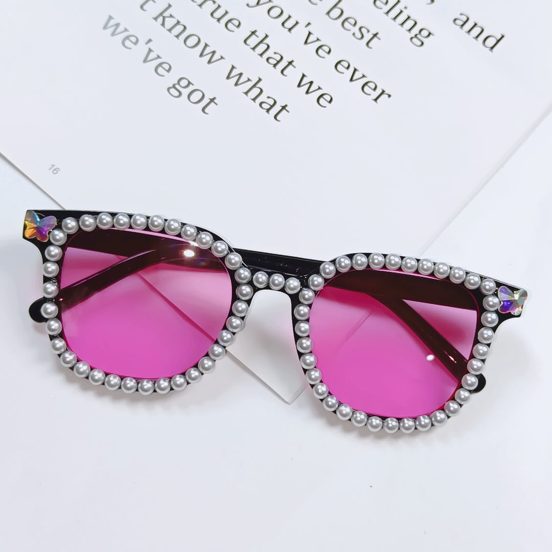 Ladies Glamorous Sunglasses with Pearl Frame Stornfield