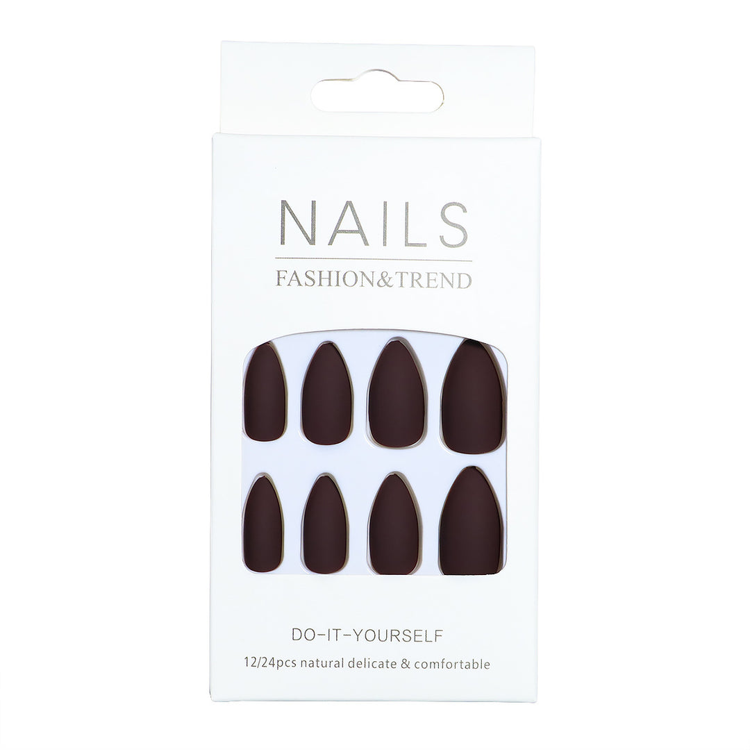 Matte Finish Press-On Nail Extensions Stornfield