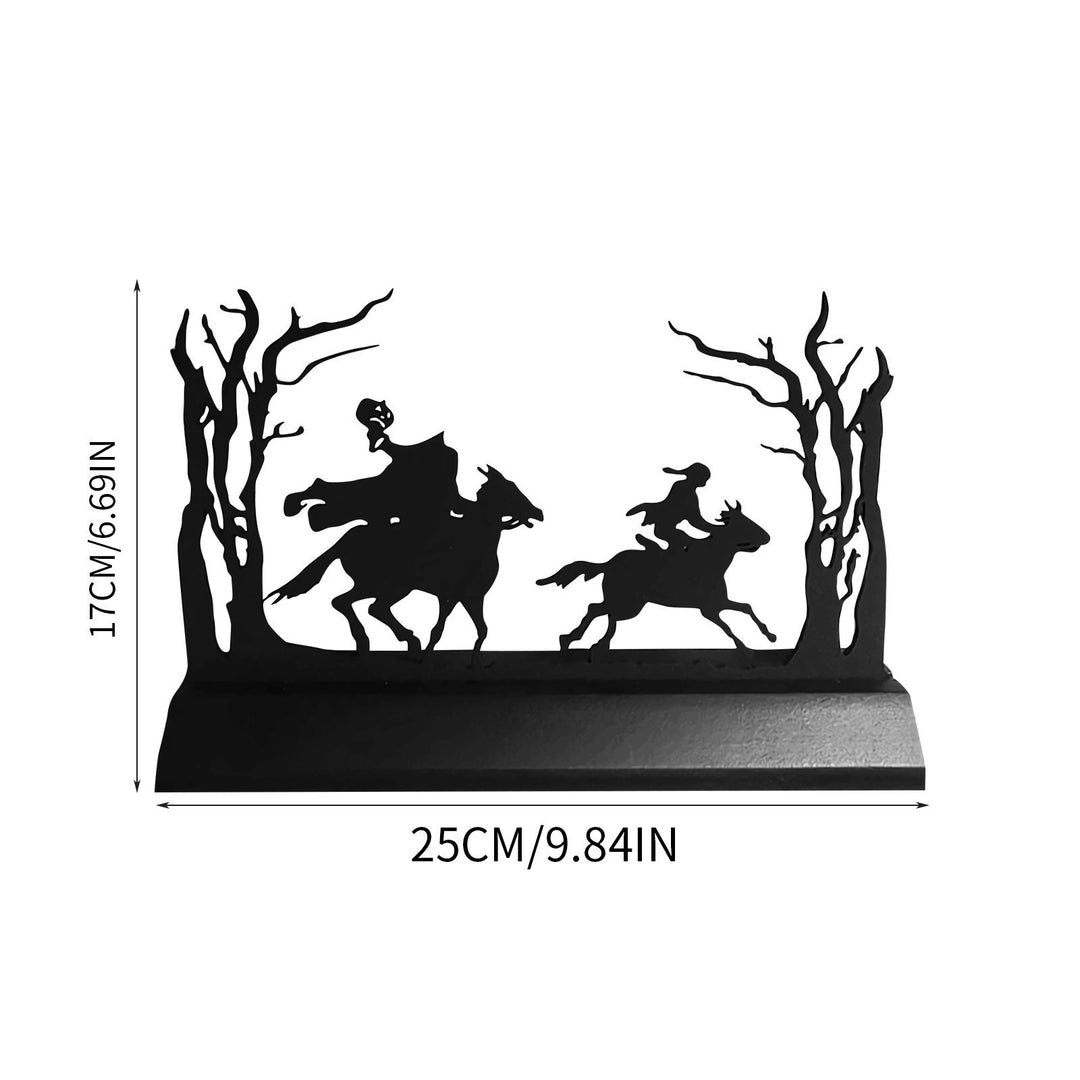Decorative Metal Silhouette Art Piece