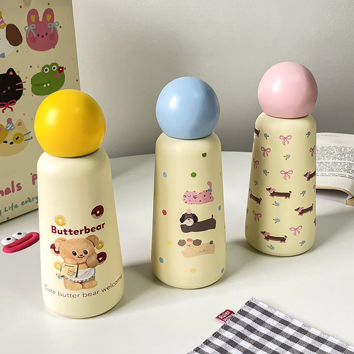 Ladies Insulated Drinking Bottle with Fun Animal Design and Ergonomic Design Stornfield