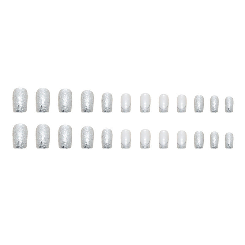 Elegant Crystal Accent Press-On Nail Tips Stornfield