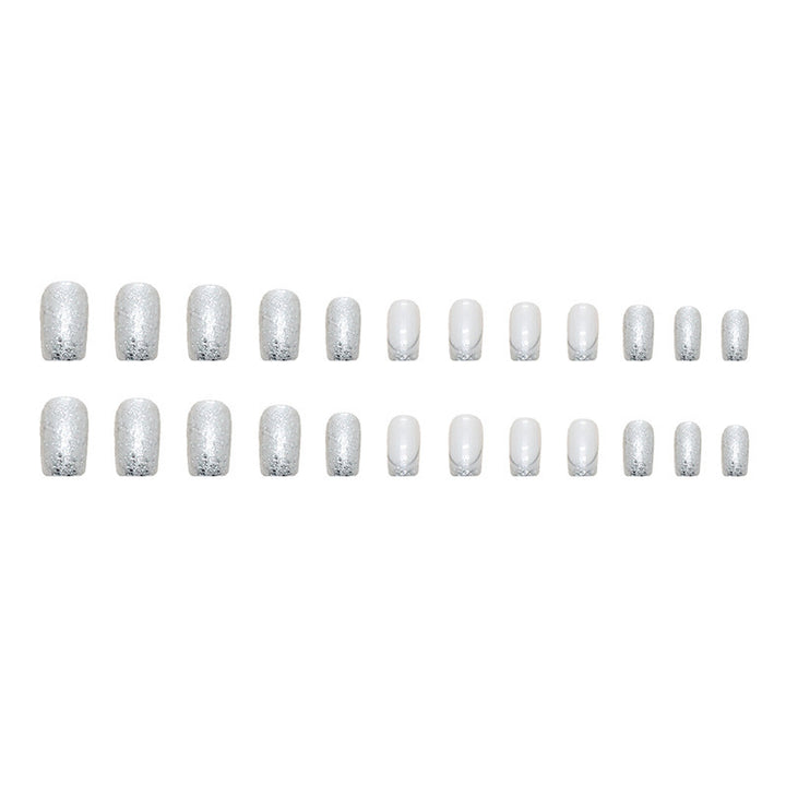 Elegant Crystal Accent Press-On Nail Tips Stornfield