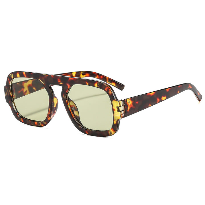 Men's Bold Retro-Inspired Square Sunglasses Stornfield
