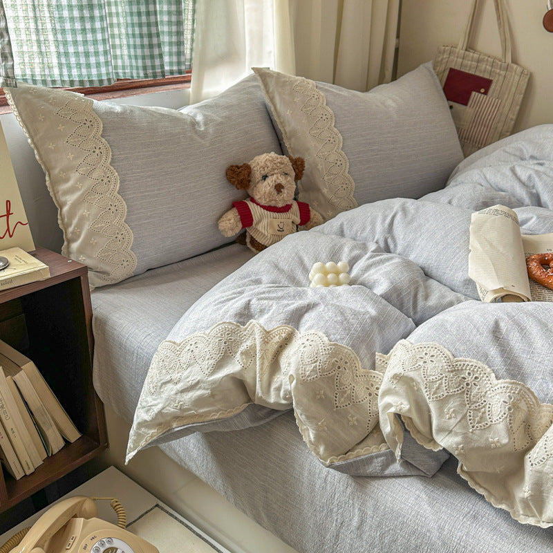 Elegant Embroidered Bedding Set