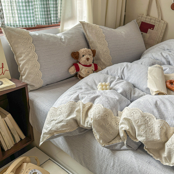 Elegant Embroidered Bedding Set