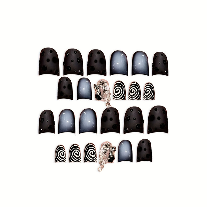 Stylish Press-On Nail Art Set Stornfield