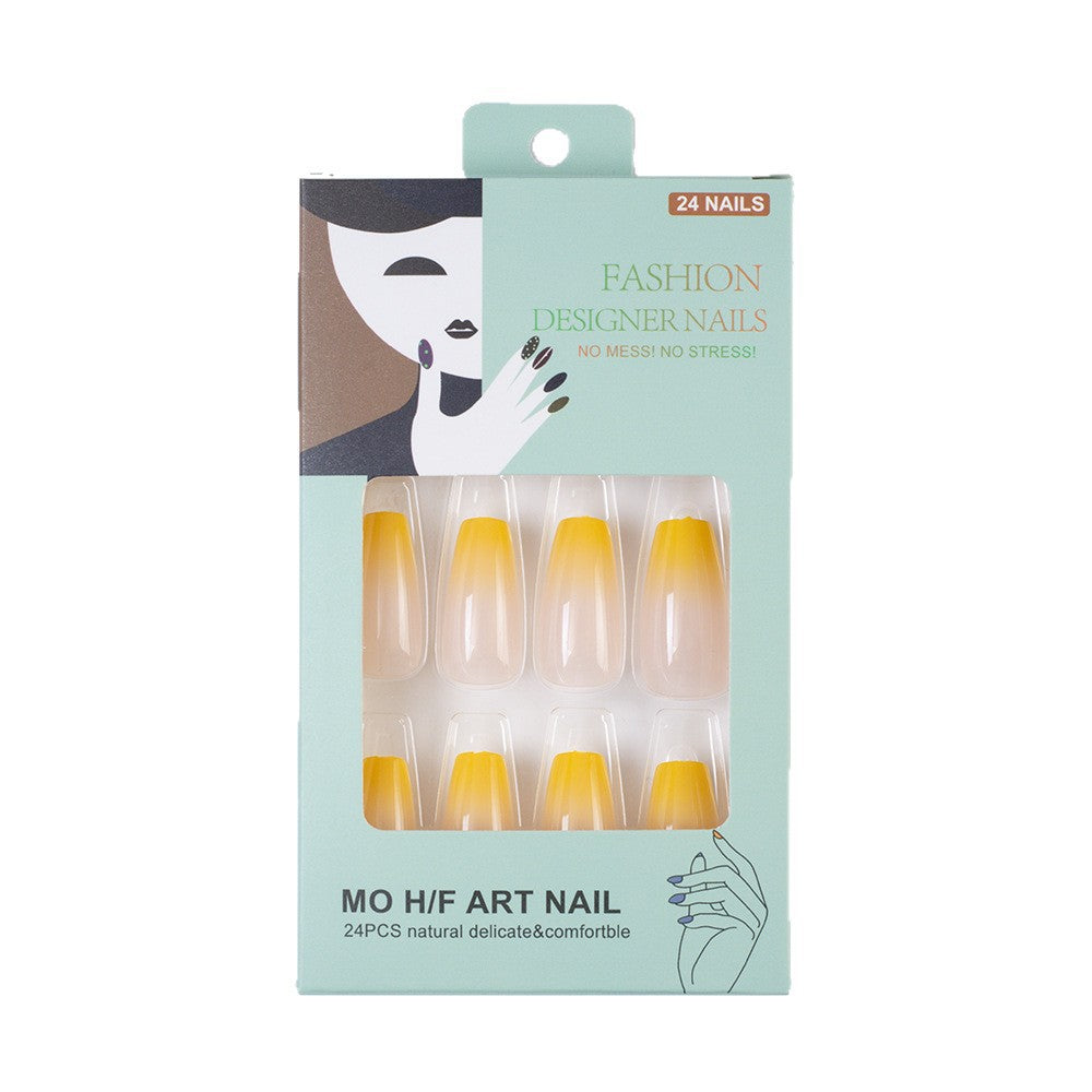 Acrylic Nail Set with Ombre Effect Stornfield
