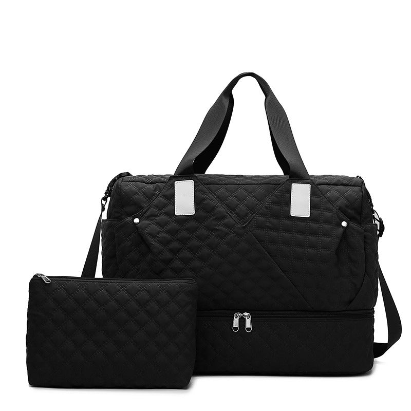 Quilted Multitasking Travel Duffle Bag Stornfield