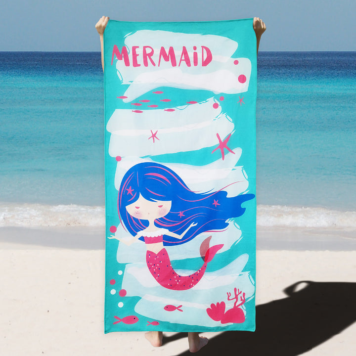 Beach towel with enchanting mermaid design Stornfield