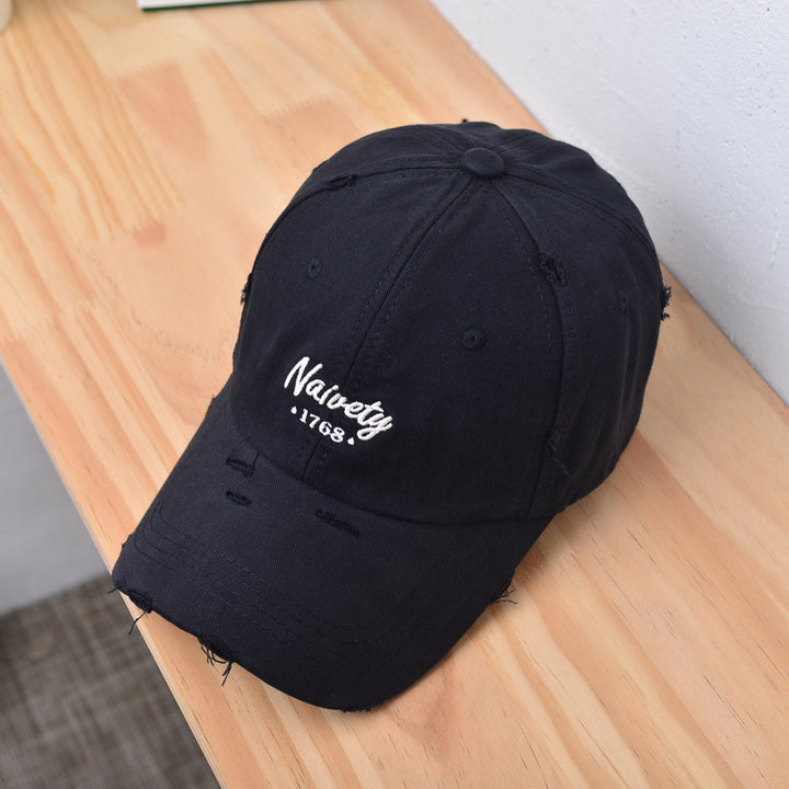 Men's Distressed Vintage Cotton Baseball Cap Stornfield