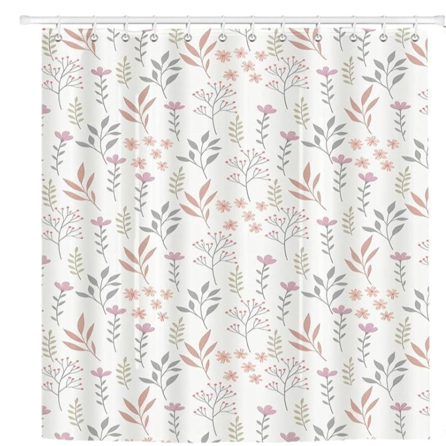 Floral Print Shower Curtain Stornfield