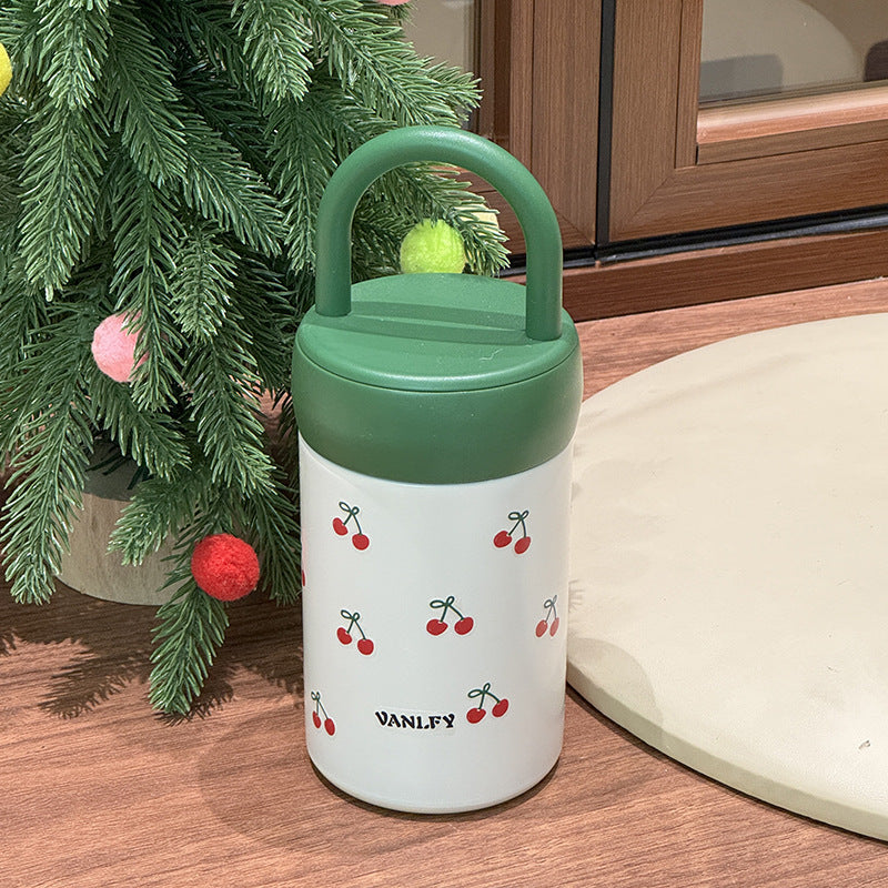 Women's Insulated Drinking Cup with Fruity Cherry Design Stornfield