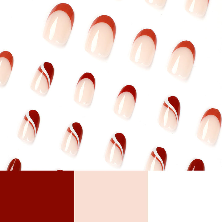 Artful nail decoration with elegant gradient and gloss Stornfield
