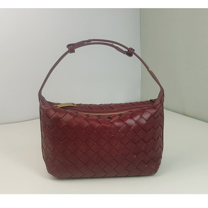 Woven Leather Satchel Bag Stornfield