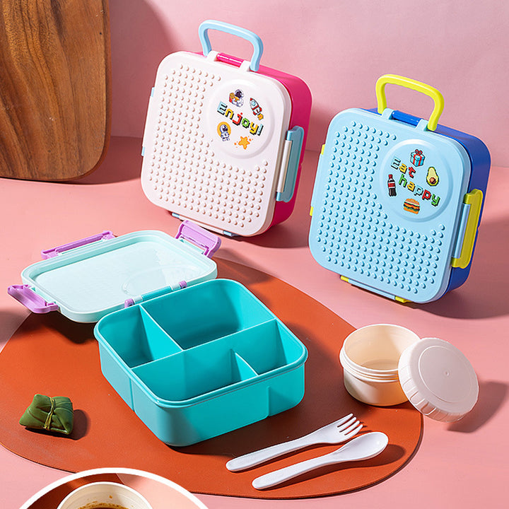 Multi-Compartment Fun Bento Lunch Box