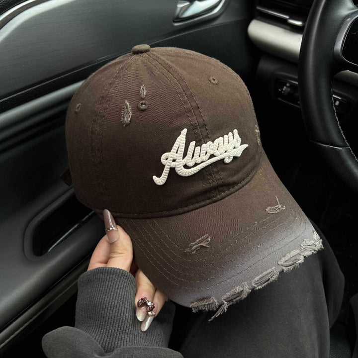 Women's Distressed Graphic Baseball Cap Stornfield