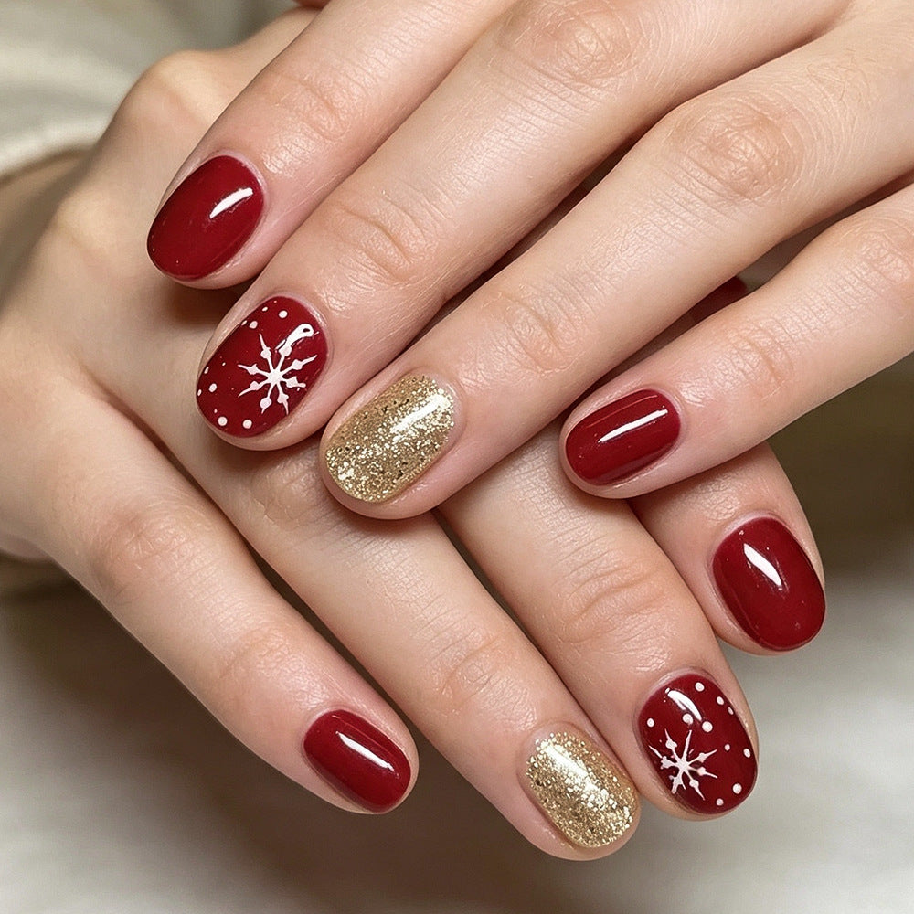Winter-Themed Gel Nail Art Set Stornfield