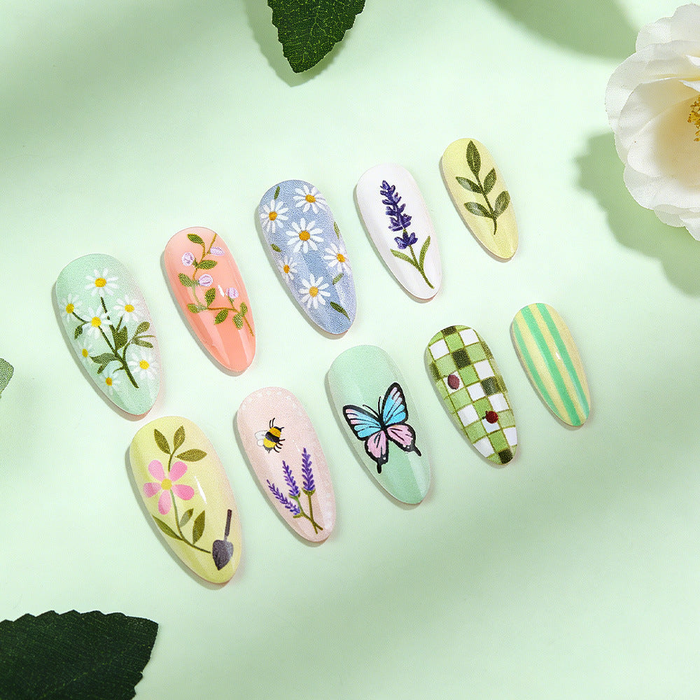 Artistic Floral Nail Art Stornfield 1787542804