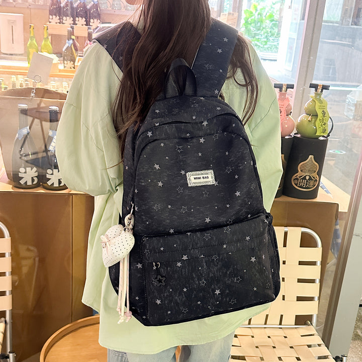 Star Patterned Casual Backpack Stornfield