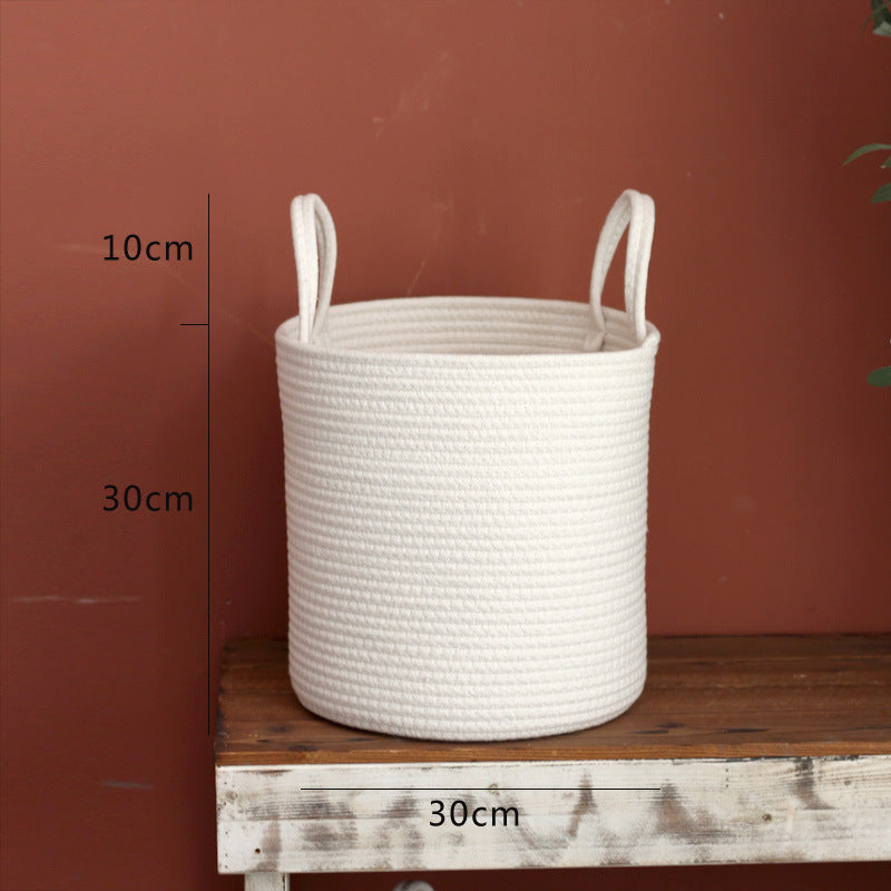 Stylish storage basket with handles Stornfield
