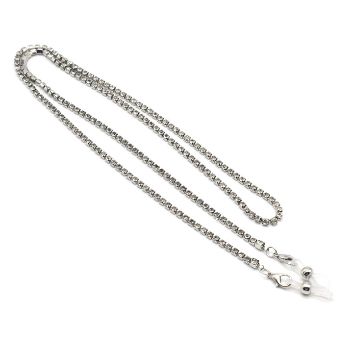 Fashionable glasses holder chain with sparkling acrylic beads Stornfield