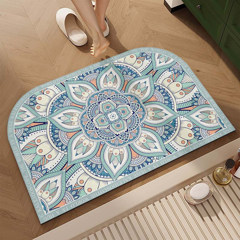 Decorative Floral Area Mat