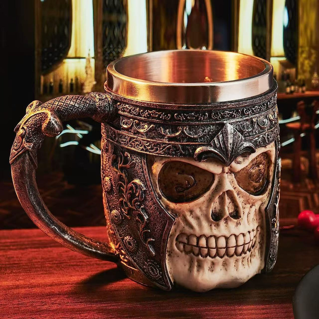 Beer mug with skull design Stornfield