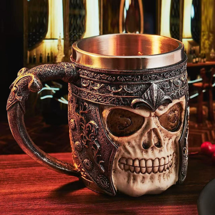 Beer mug with skull design Stornfield