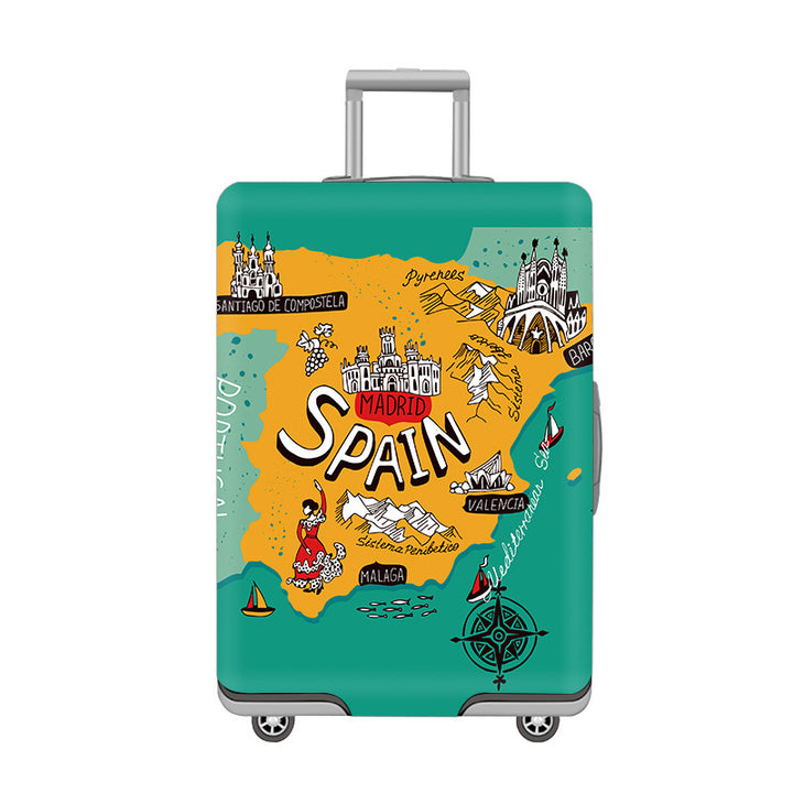 Women's hard-shell suitcase with playful cat design Stornfield