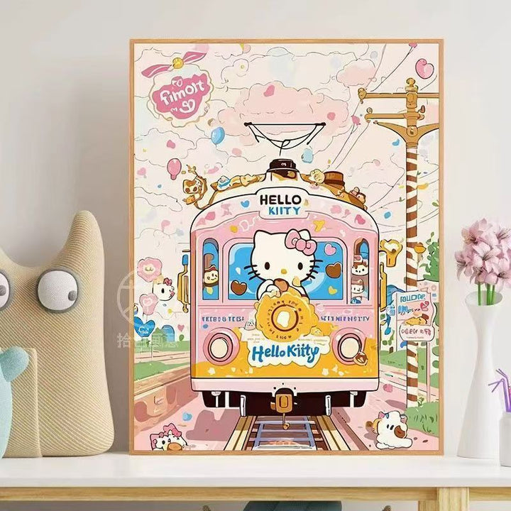 Hello Kitty-Themed Whimsical Wall Art Stornfield