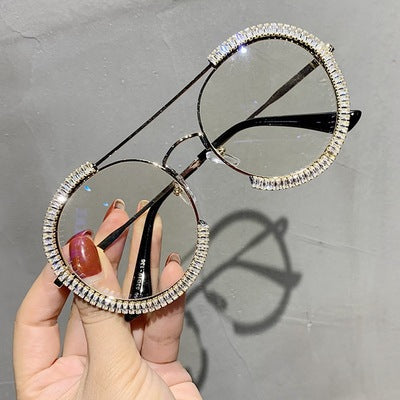 Ladies glamorous sunglasses with sparkling crystal frame Stornfield