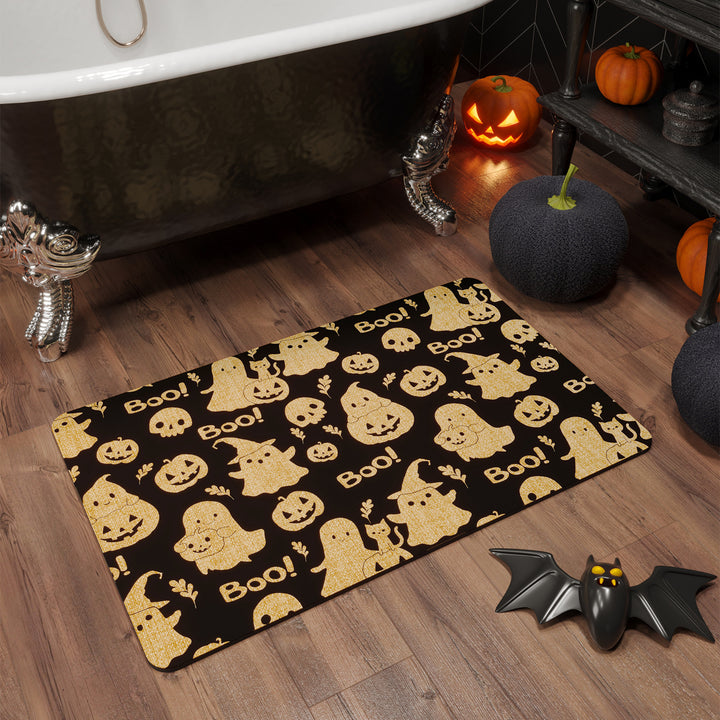 Halloween-Themed Non-Slip Bath Mat