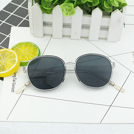 Ladies fashionable square sunglasses with transparent frame Stornfield