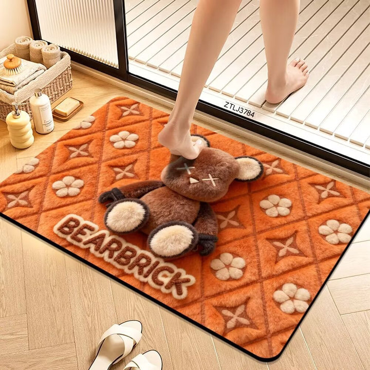 Plush Cartoon Themed Bath Mat Stornfield