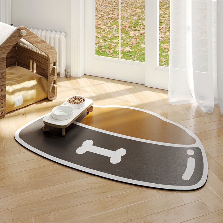 Playful Dog Bowl Feeding Mat