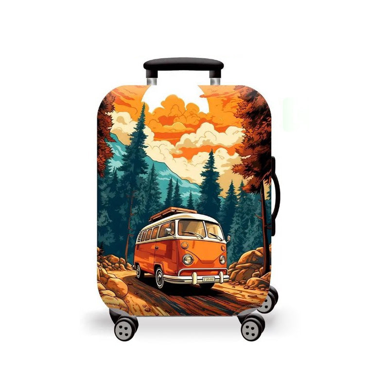 Ladies hard-shell suitcase with playful dog motif Stornfield