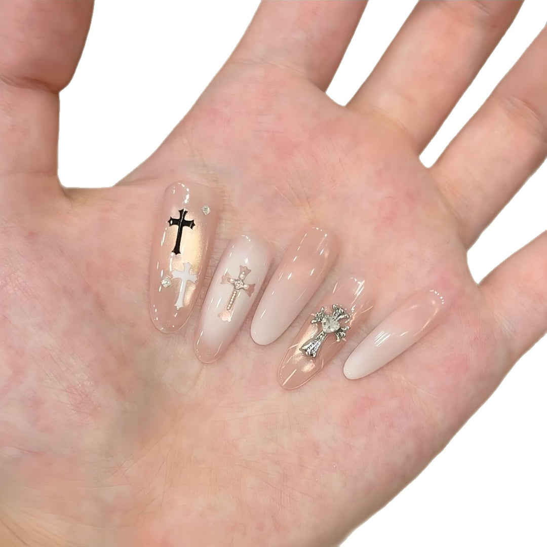 Elegant Artificial Nails with Creative Designs Stornfield