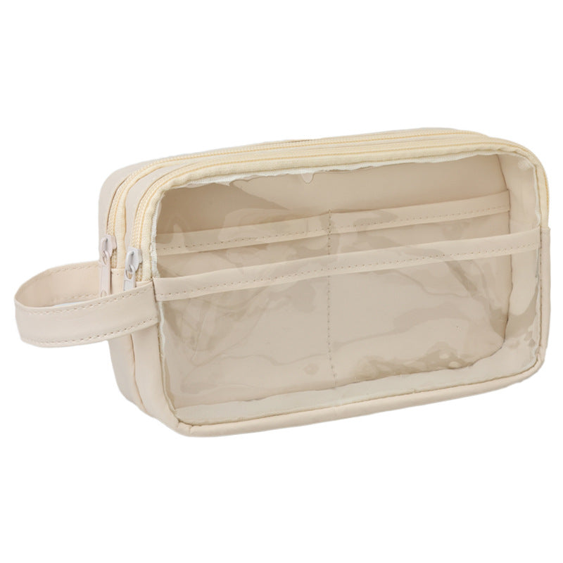 Multifunctional Cosmetic Organizer With Transparent Viewing Window And Practical Compartments Stornfield