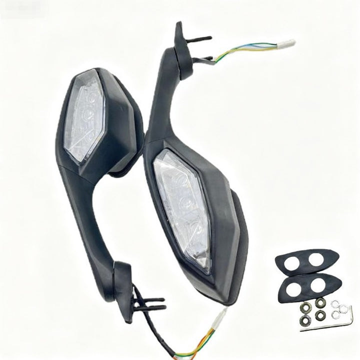 Adjustable LED Motorcycle Rearview Mirror Stornfield
