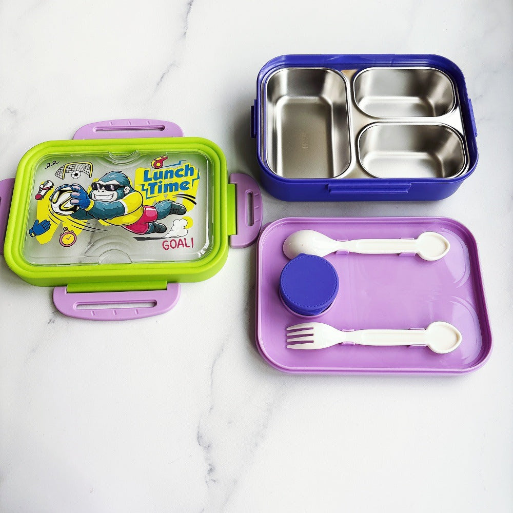 Cartoon-Themed Lunch Bento Box