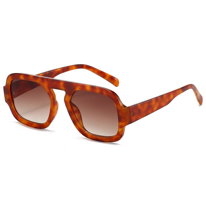 Oversized Geometric Lens Sunglasses Stornfield