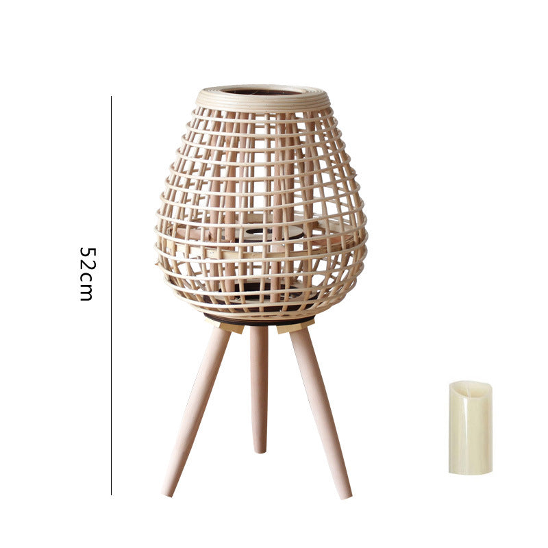 Decorative Rattan Lantern Stornfield
