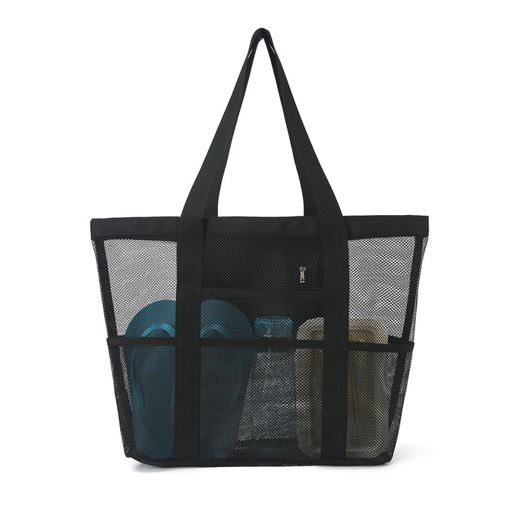 Spacious leisure beach bag made of mesh fabric Stornfield