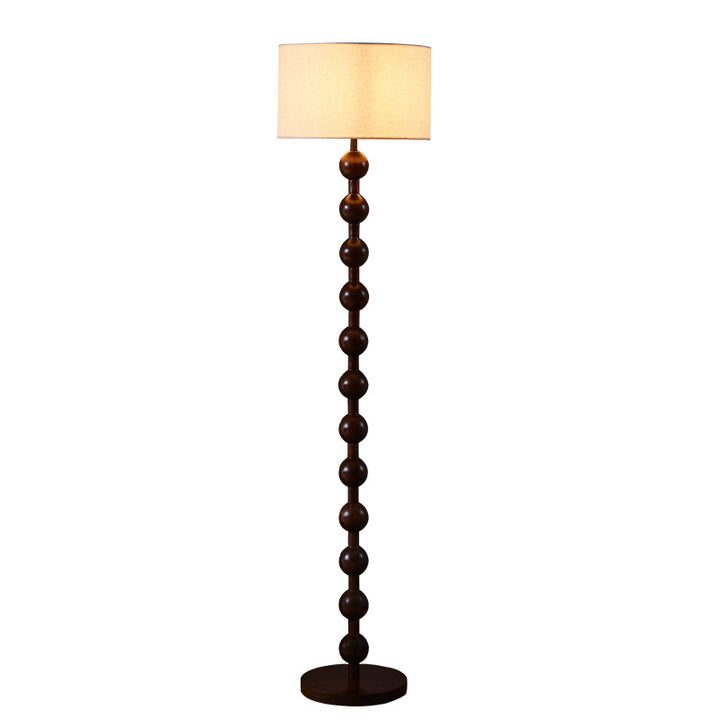 Contemporary Wooden Floor Lamp