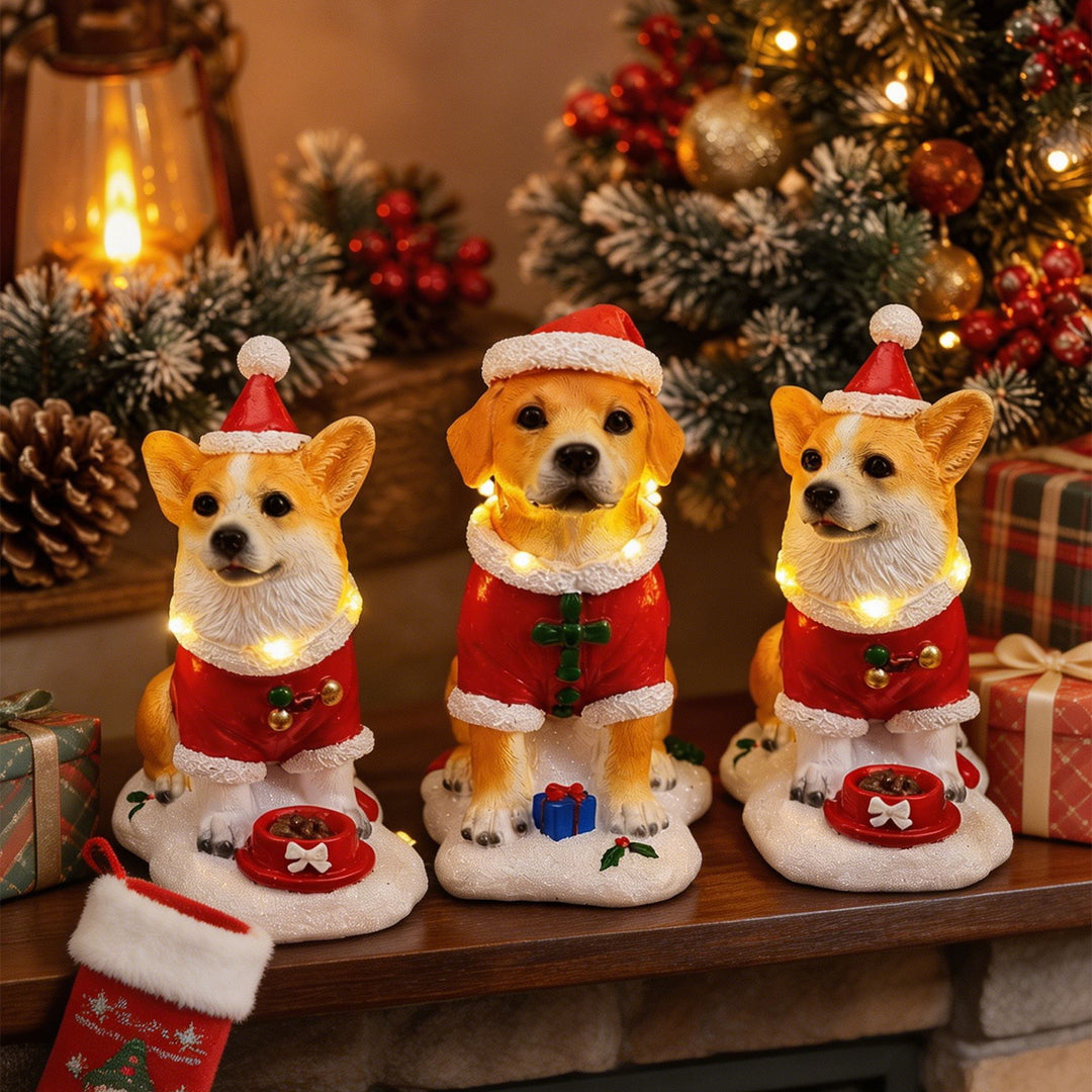 Decorative Christmas figure in dog design Stornfield
