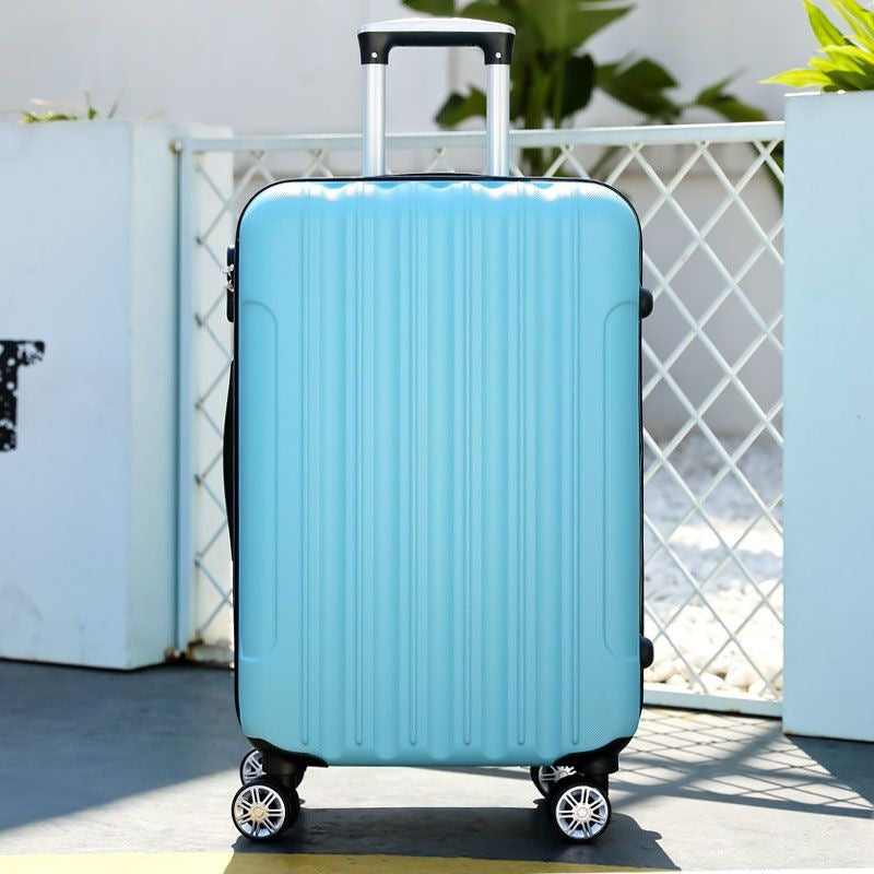 Hard shell suitcase with 360-degree wheel system and integrated safety feature Stornfield