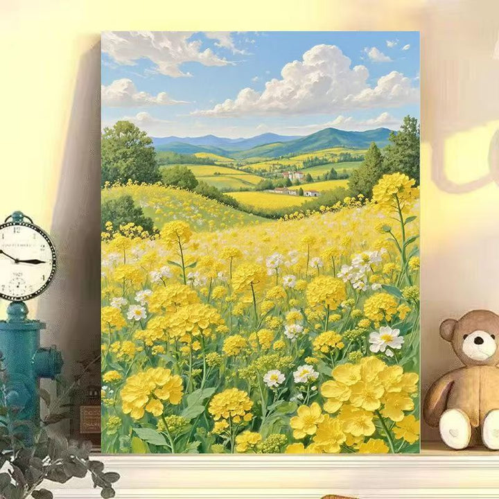 Landscape Floral Canvas Art Print Stornfield