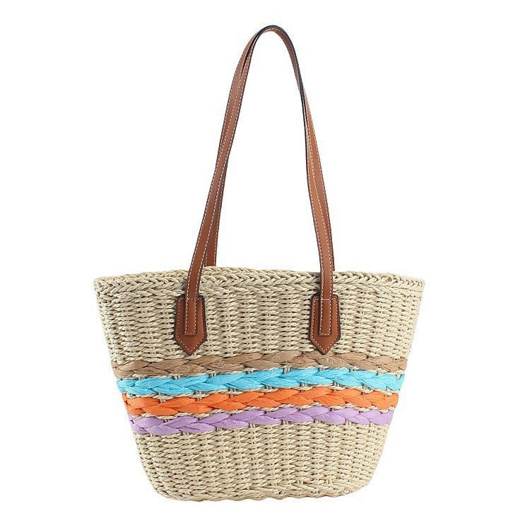 Handbag with Colorful Braided Details Stornfield