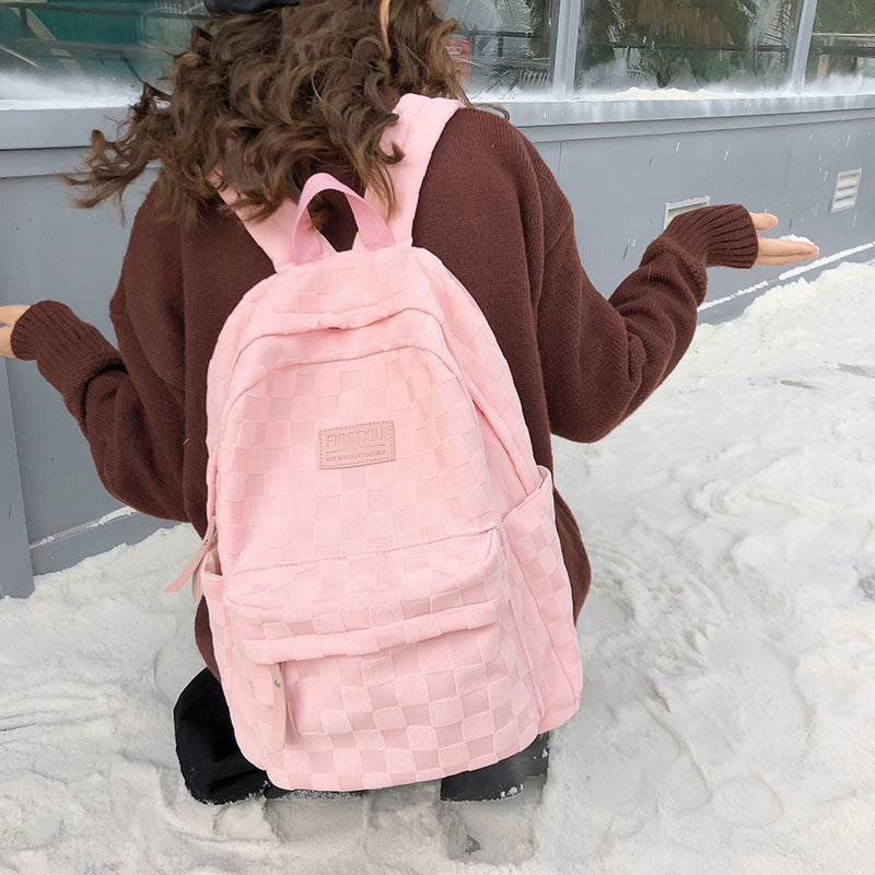 Classic Checked Patterned Backpack Stornfield