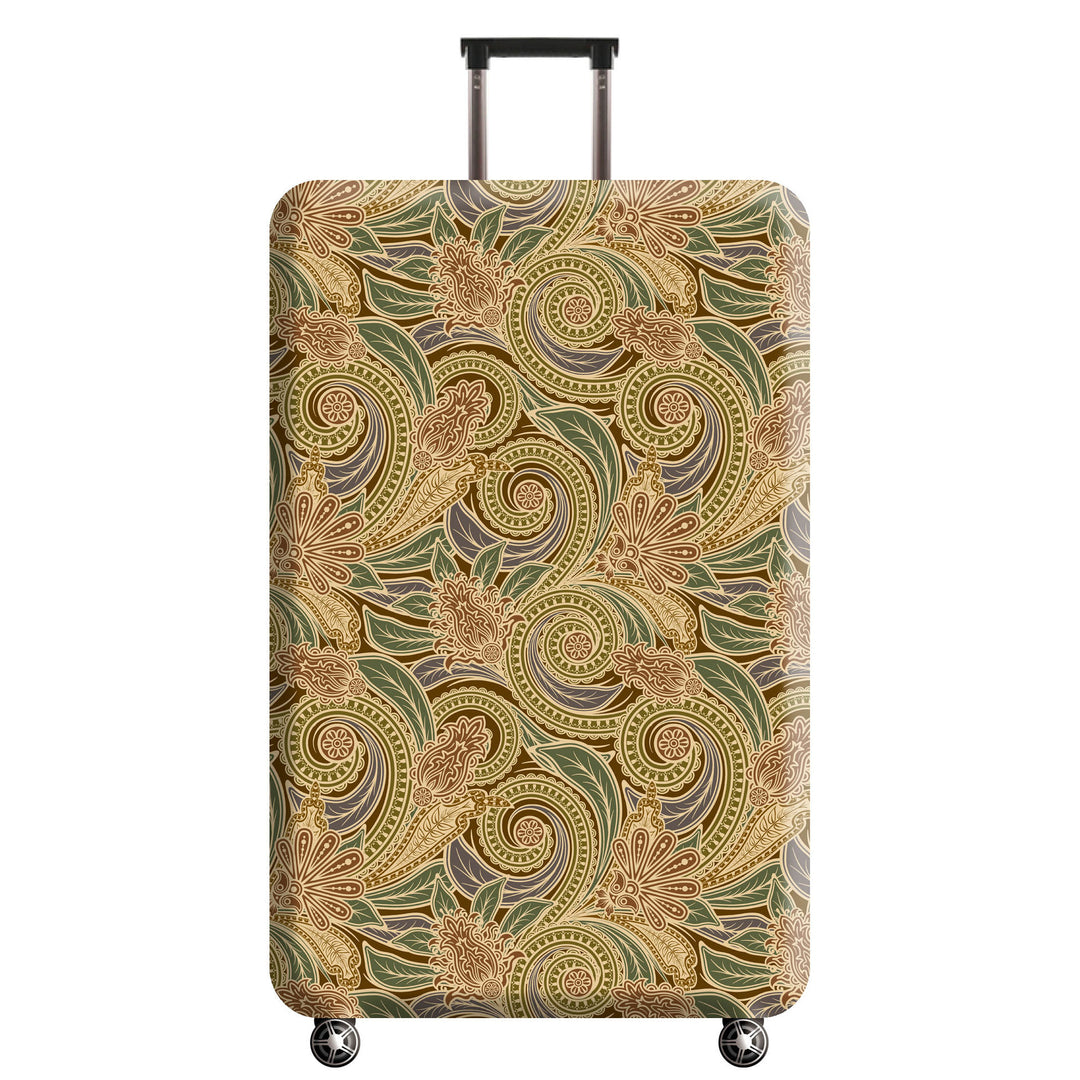 Women's Hard Shell Suitcase with Artistic Floral Pattern Stornfield